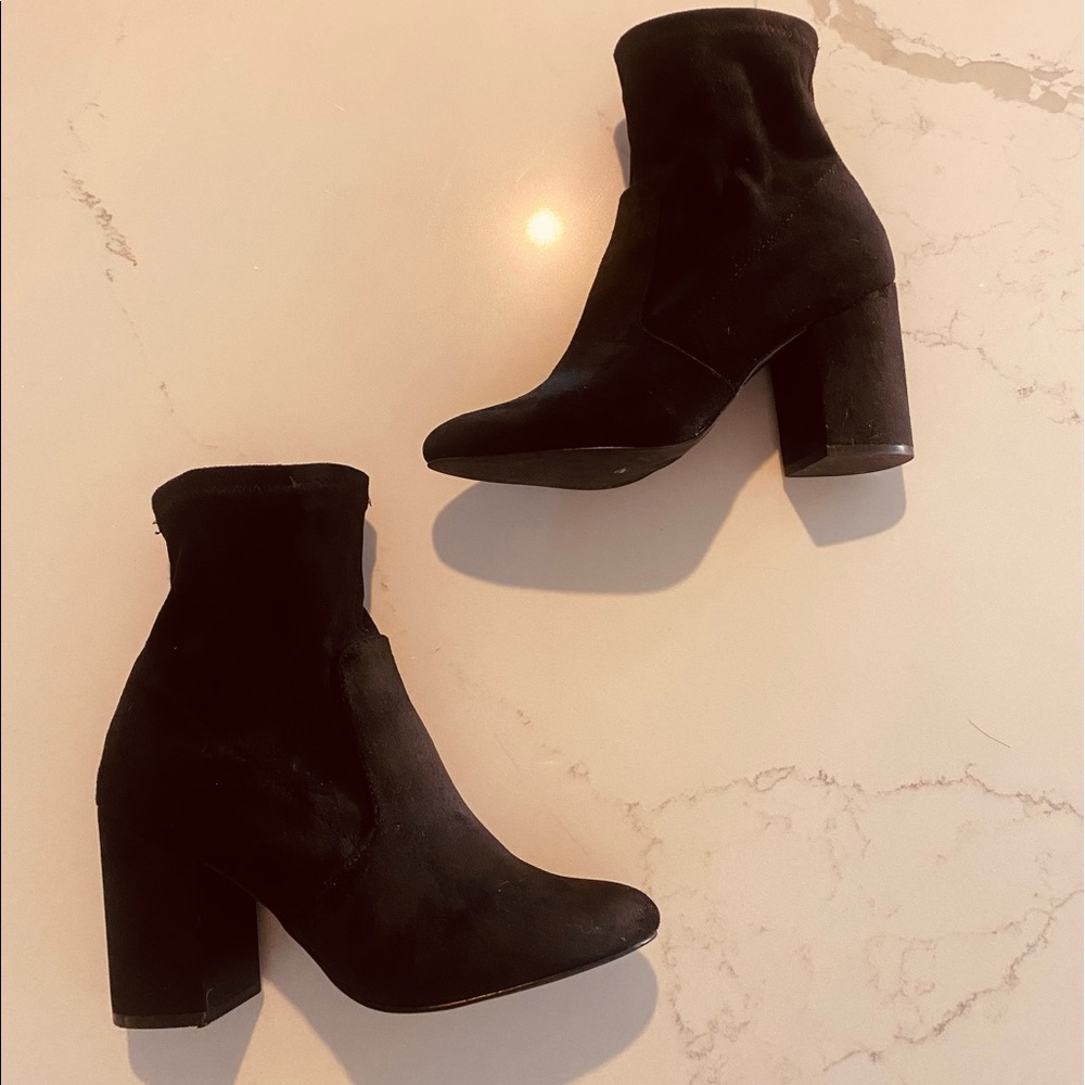Black ankle boots